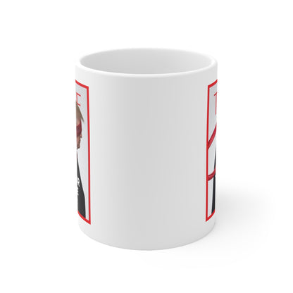 Ceramic Coffee Cup - 'Traitor of the Year' Design - Perfect Gift for Political Humor Lovers