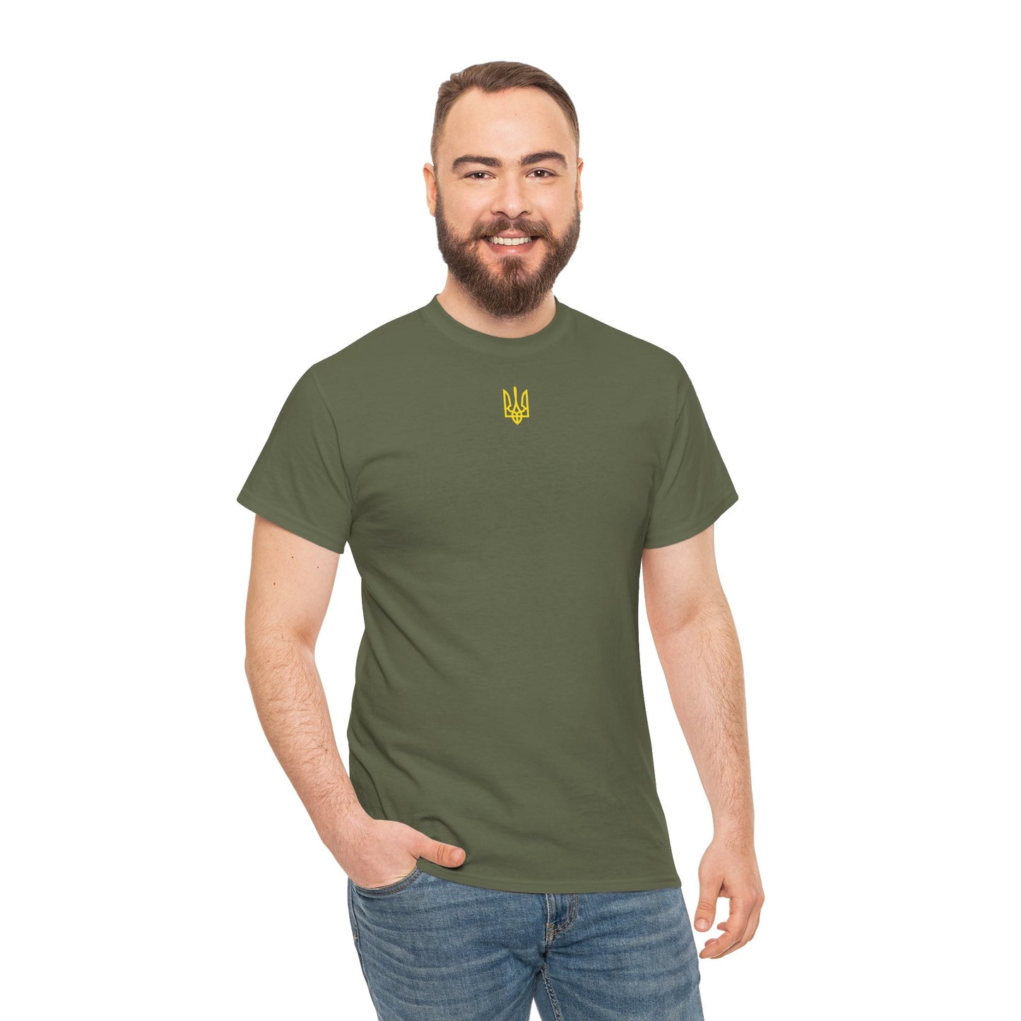 Classic Military Green Tee - Similar in style to Zelensky's