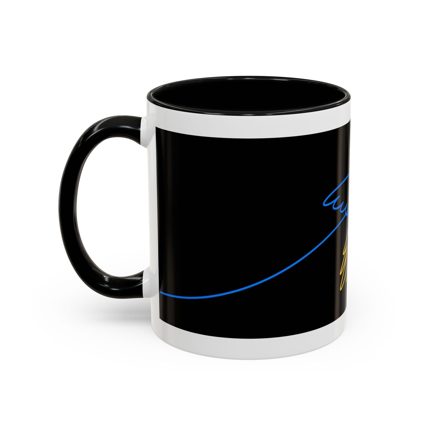 Dove of Peace - Help Ukraine - Two Tone Coffee Mug 310ml