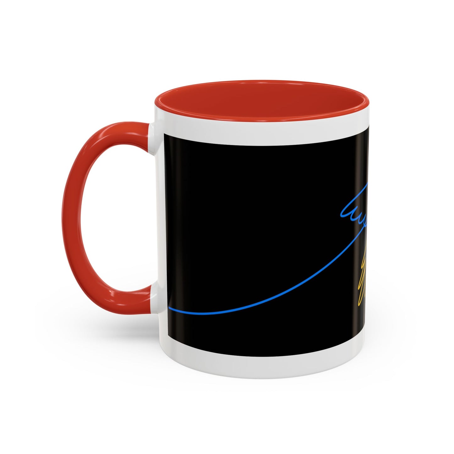 Dove of Peace - Help Ukraine - Two Tone Coffee Mug 310ml