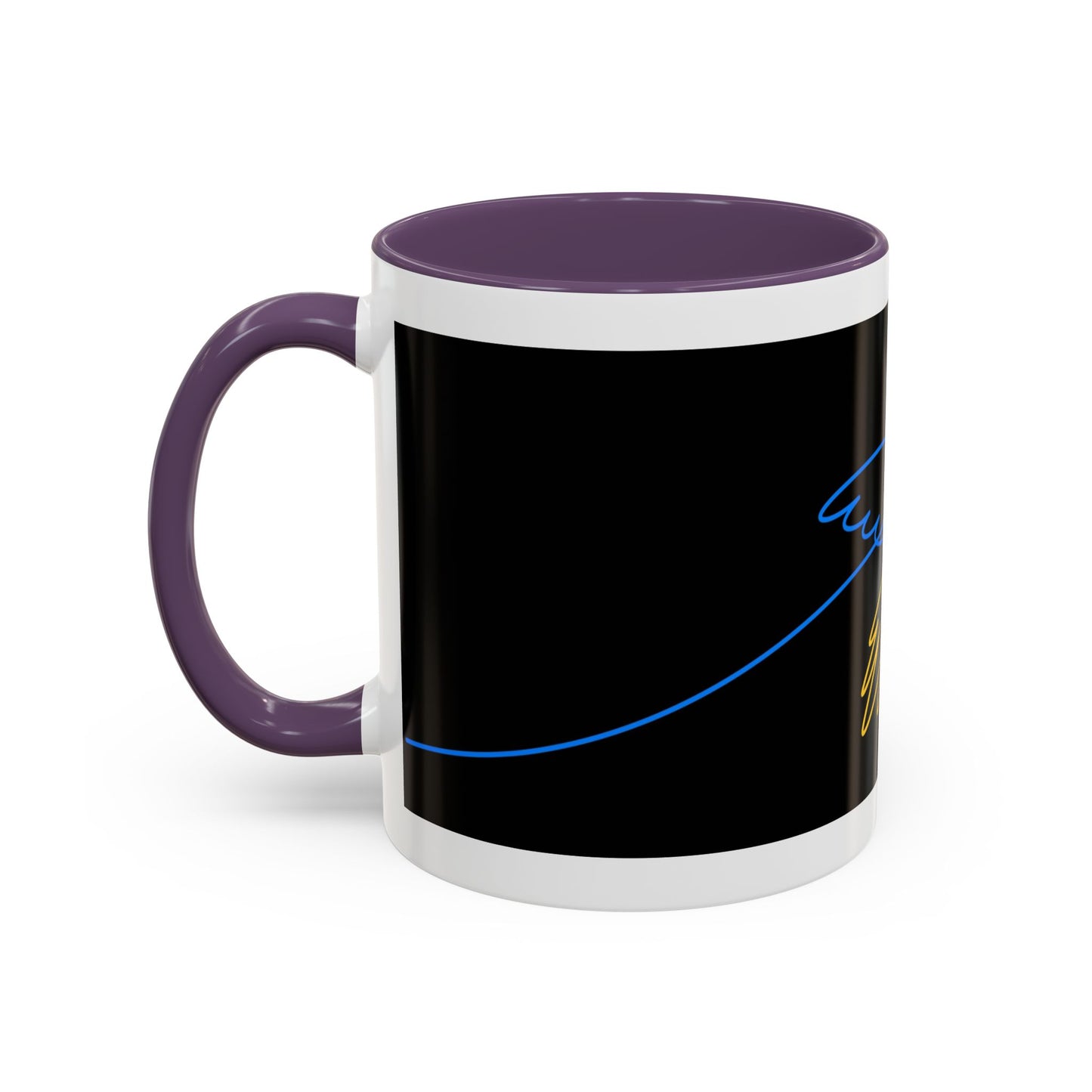 Dove of Peace - Help Ukraine - Two Tone Coffee Mug 310ml