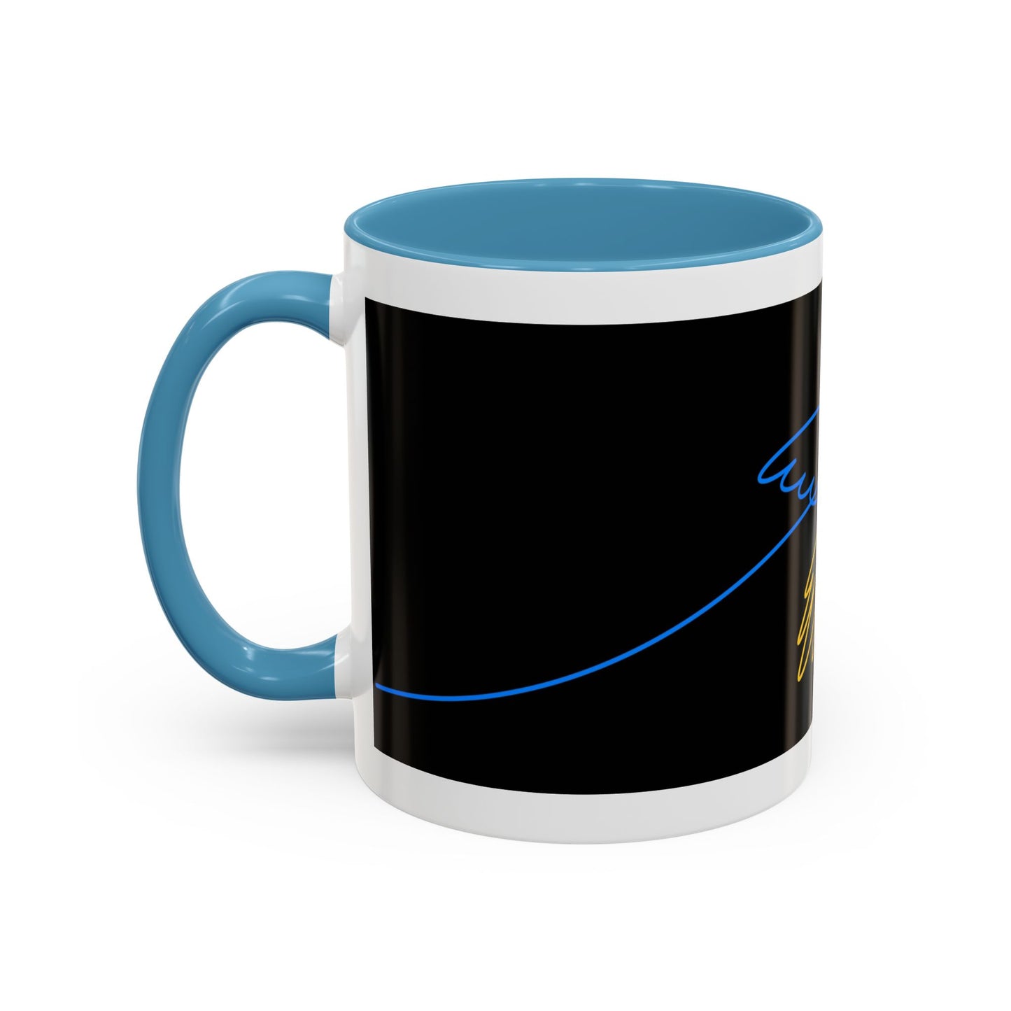 Dove of Peace - Help Ukraine - Two Tone Coffee Mug 310ml