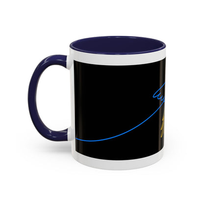 Dove of Peace - Help Ukraine - Two Tone Coffee Mug 310ml