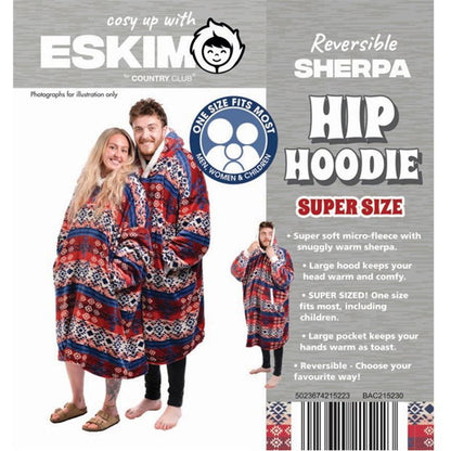 SUPER size Sherpa Hoodie - Eskimo By Country Club