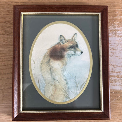 Fox in a Field - Print of a Watercolour Original