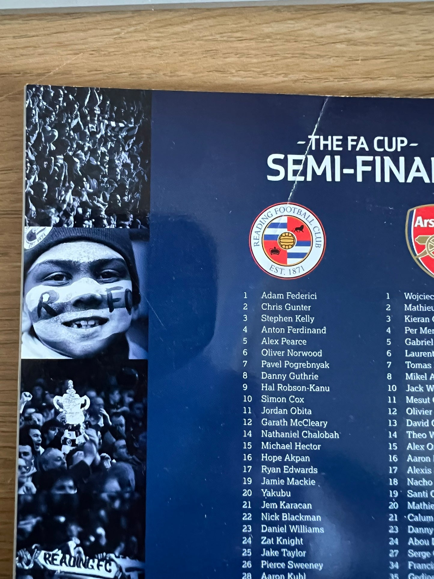 Programme - The FA Cup Semi Final - April 18, 2015