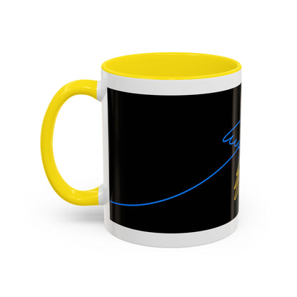 Dove of Peace - Help Ukraine - Two Tone Coffee Mug 310ml