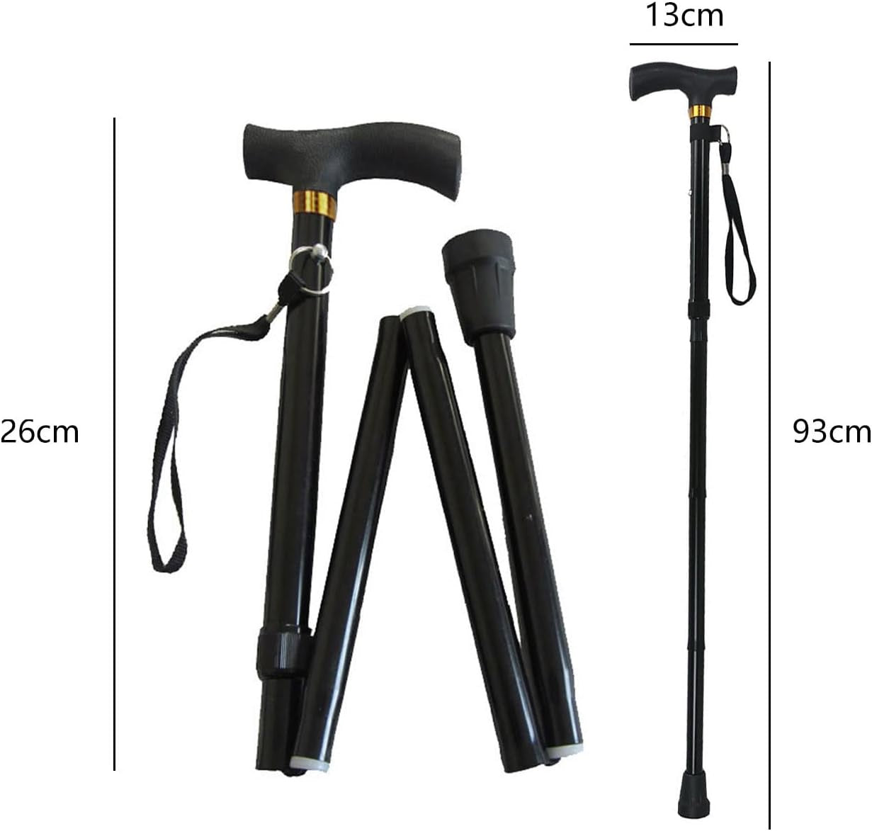 Aluminium Folding Walking Stick