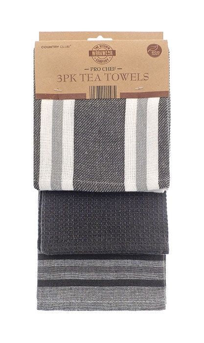 Eco Tea Towels - Grey