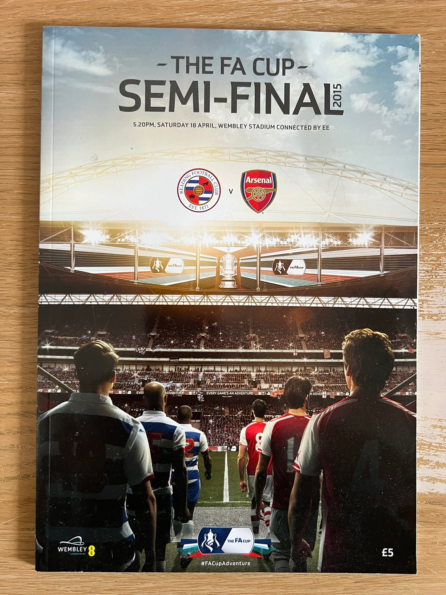 Programme - The FA Cup Semi Final - April 18, 2015