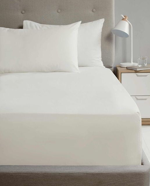 Rapport Home Percale Fitted Sheet - Four Sizes