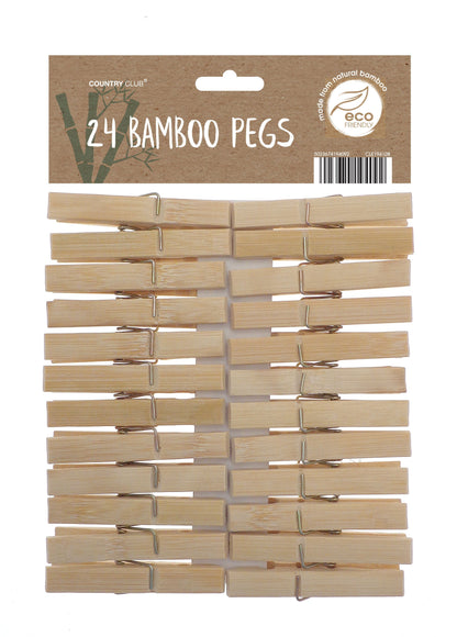 Bamboo Laundry Pegs