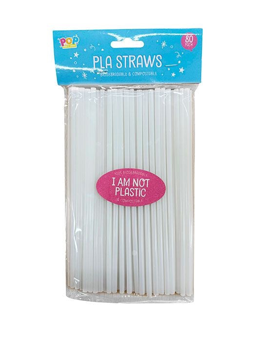 Biodegradable PLA Straws (80)