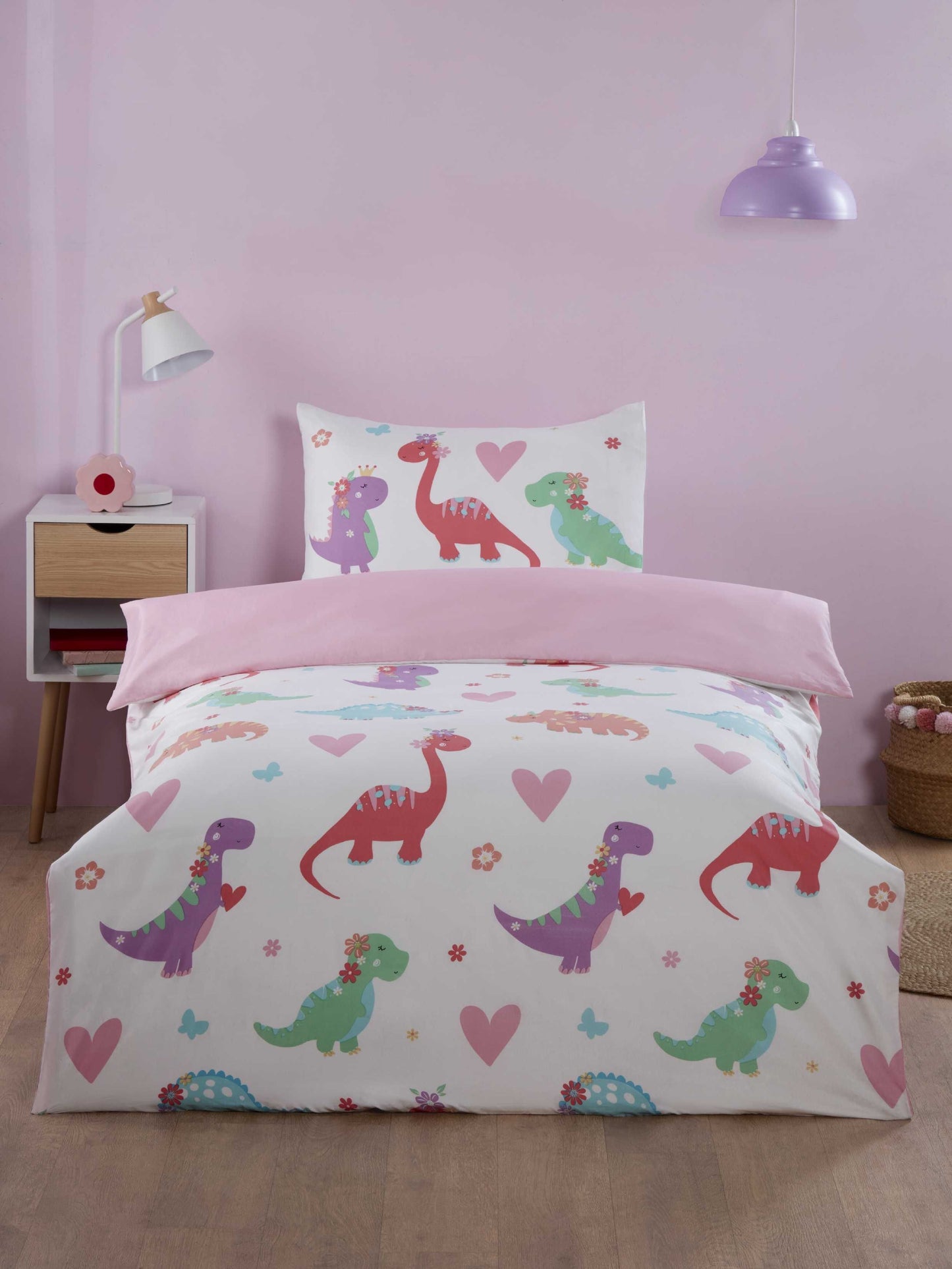 Rapport Home Daisy Dino Kid's Duvet Set - Single